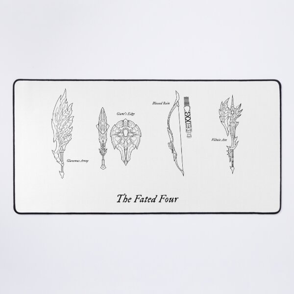 Item preview, The Fated Four Weapons Line Art designed and sold by Astrocast.