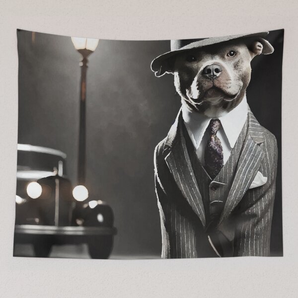 Item preview, The Mob Boss: 1930s Pitbull Noir designed and sold by AbstractAnom.