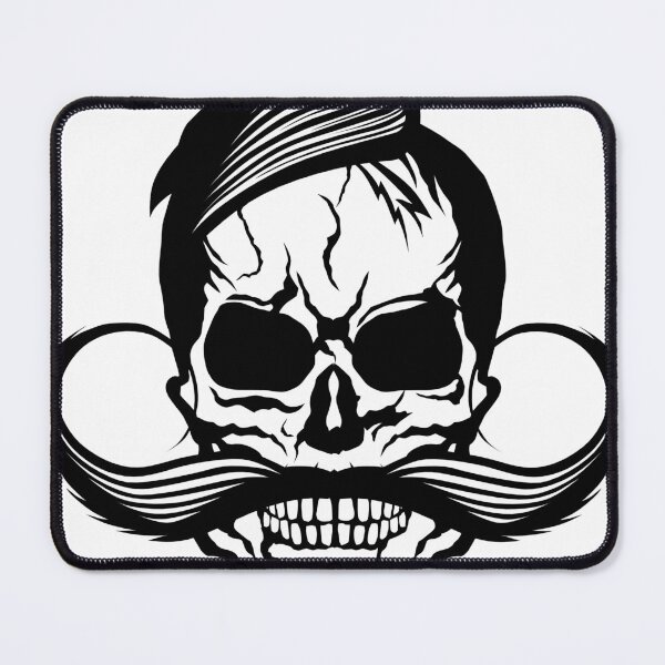 Item preview, hipster skull skull mustache mustache designed and sold by Achille3777.