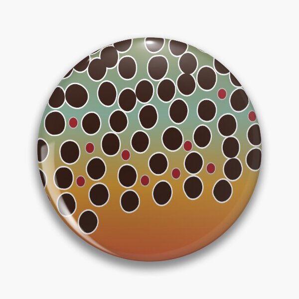 Item preview, Brown Trout Skin Pattern Fly Fishing Design designed and sold by BikeVoucherJr.