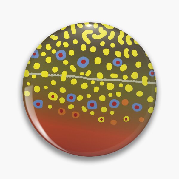 Item preview, Brook Trout Skin Pattern Fly Fishing Design designed and sold by BikeVoucherJr.