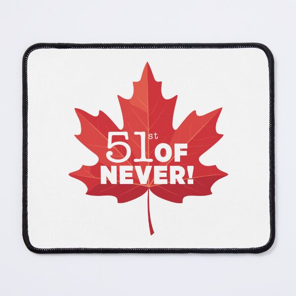 Item preview, 51st of Never - Circle Sticker designed and sold by ElsBellsDesign.
