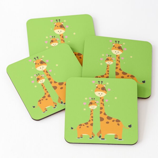 Item preview, Giraffe | Animal | MotherlyLove | Jungle | Forest | Wild Animal | Cute | Cartoon | BabyMother designed and sold by Kaivinaikadhaigal.
