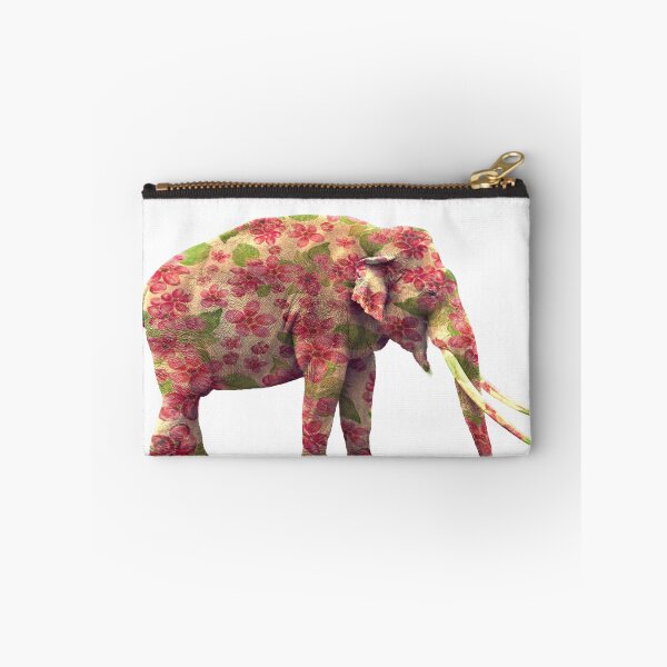 Item preview, Elephant with flowers isolated on white background designed and sold by svetlanna.