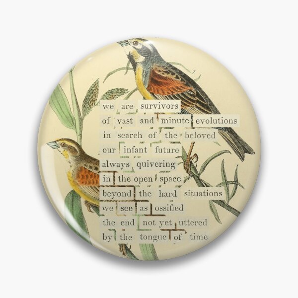 Item preview, Bird Divination: Black throated Bunting (almanacofbirds.org) designed and sold by mariapopova.