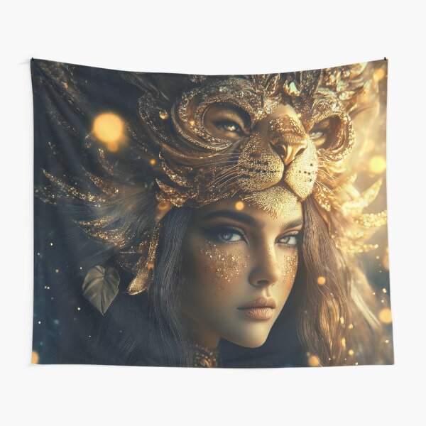 Item preview, Solar Majesty - Leo the Lion designed and sold by Cosmicly-Inked.