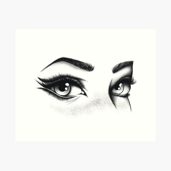 Item preview, Sultry gothic side eye designed and sold by Benabeedesigns.