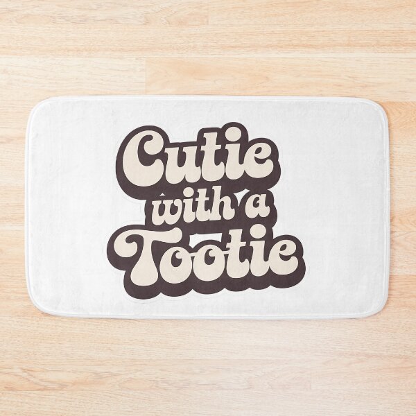 Item preview, Cutie with a Tootie – Retro Groovy Sticker for Vintage Lovers & Fun Vibes designed and sold by WatermelonPink.