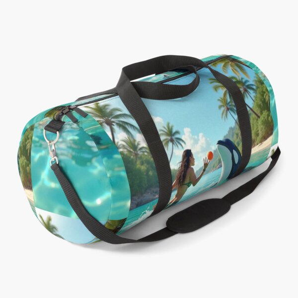 Item preview, Playing with orca in lagoon designed and sold by PhilDreams.