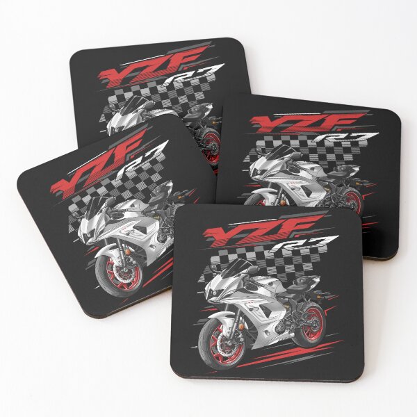 Item preview, Yamaha YZF-R7 2023 (Intensity White) for Motorcycle Riders designed and sold by MotoApparelHub.