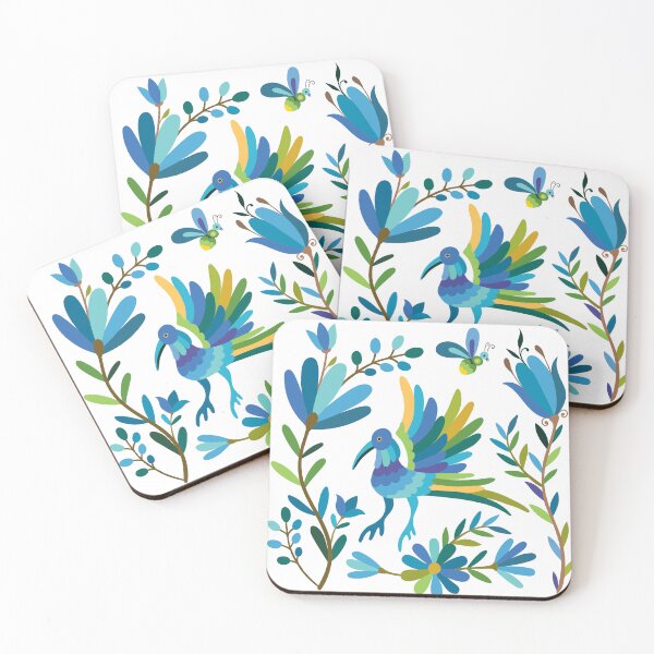 Item preview, colorful bird blue designed and sold by InshynaArt.