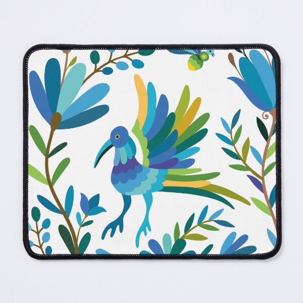 Item preview, colorful bird blue designed and sold by InshynaArt.