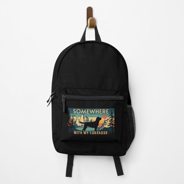 Item preview, Somewhere With My Labrador Vintage Hiking Camping Gift designed and sold by Guarddogdrive.