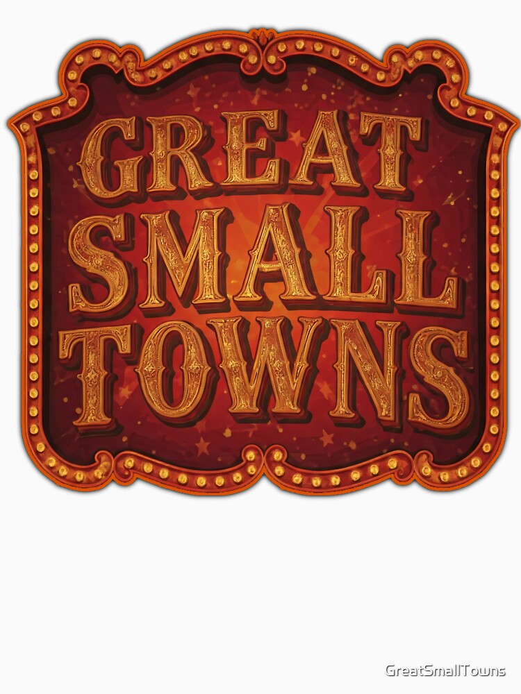 Thumbnail 3 of 3, Tank Top, Great Small Towns (TV Series Logo) designed and sold by GreatSmallTown.