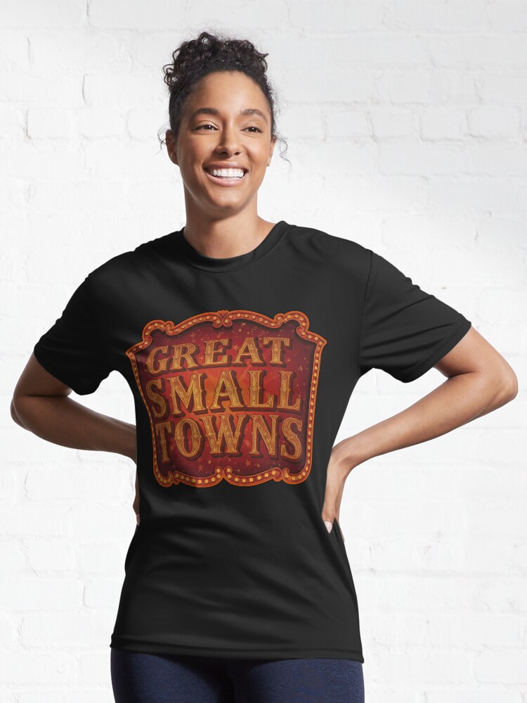 Thumbnail 6 of 7, Active T-Shirt, Great Small Towns (TV Series Logo) designed and sold by GreatSmallTown.