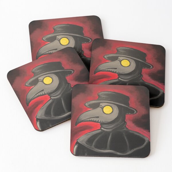 Item preview, Plague Doctor Painting  designed and sold by Queen-Rosaleen.