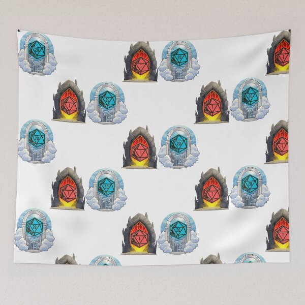Item preview, Heaven Hell D20 Fortune Misfortune designed and sold by The Mad Muffin.