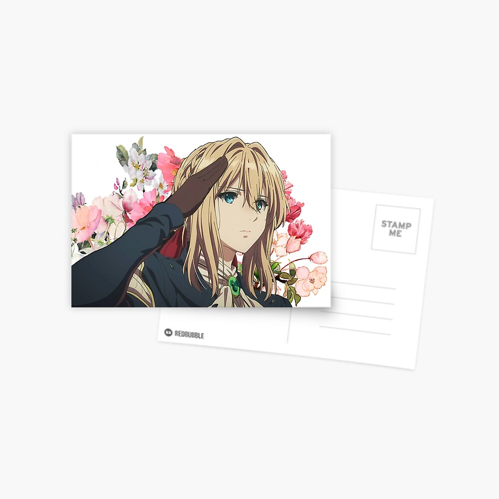 Movie Violet Evergarden Major Gilbert Post Card Theater Visitors Limited Goods