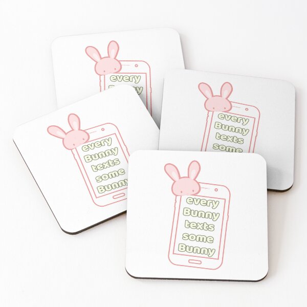 Item preview, Every Bunny Texts Some Bunny Pink Phone Charm designed and sold by SplashTastic.