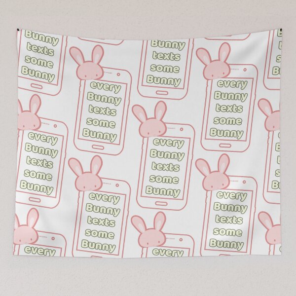Item preview, Every Bunny Texts Some Bunny Pink Phone Charm designed and sold by SplashTastic.