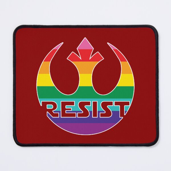 Item preview, RESIST LGBT OPPRESSION - REBELLION RESISTANCE FUCK TRUMP FUCK MUSK FUCK GOP designed and sold by Prometheus31.