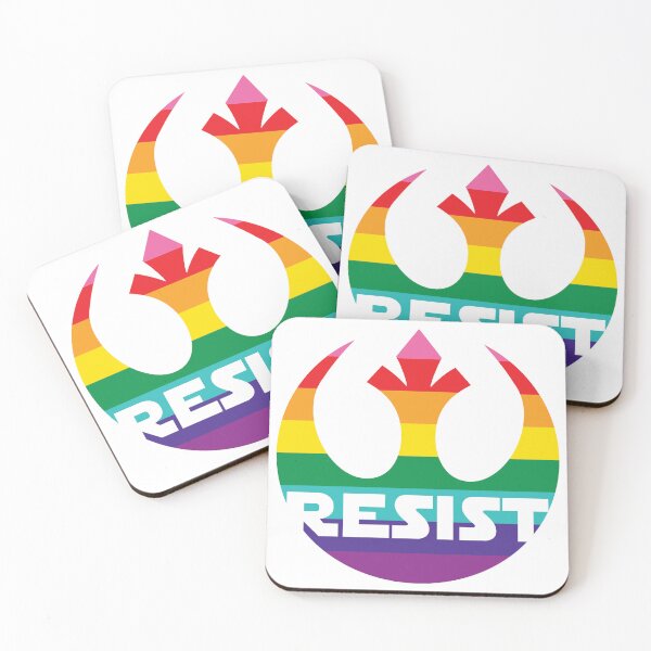 Item preview, RESIST LGBT OPPRESSION - REBELLION RESISTANCE FUCK TRUMP FUCK MUSK FUCK GOP designed and sold by Prometheus31.