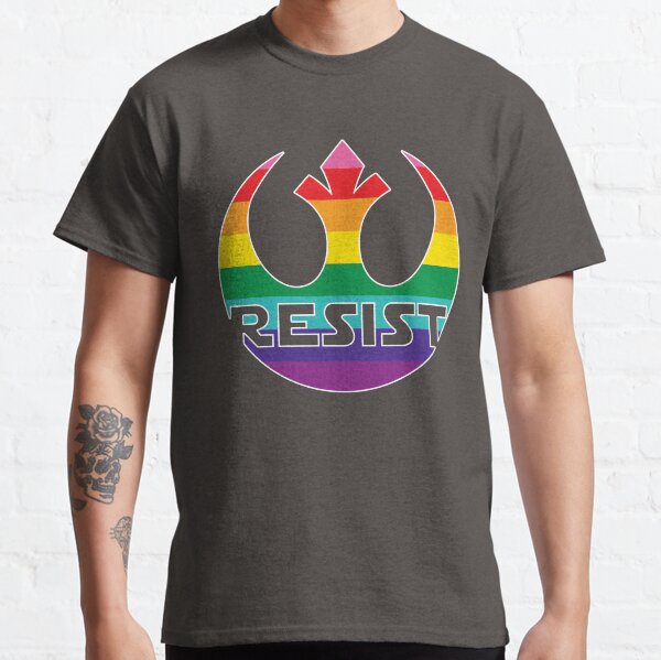 Item preview, RESIST LGBT OPPRESSION - REBELLION RESISTANCE FUCK TRUMP FUCK MUSK FUCK GOP designed and sold by Prometheus31.