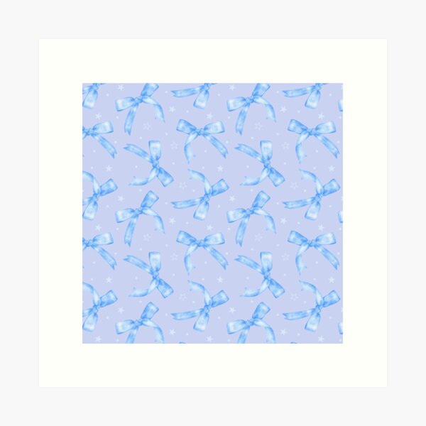 Aperçu de l'œuvre Petits noeuds bleus créée et vendue par RaddyMae.