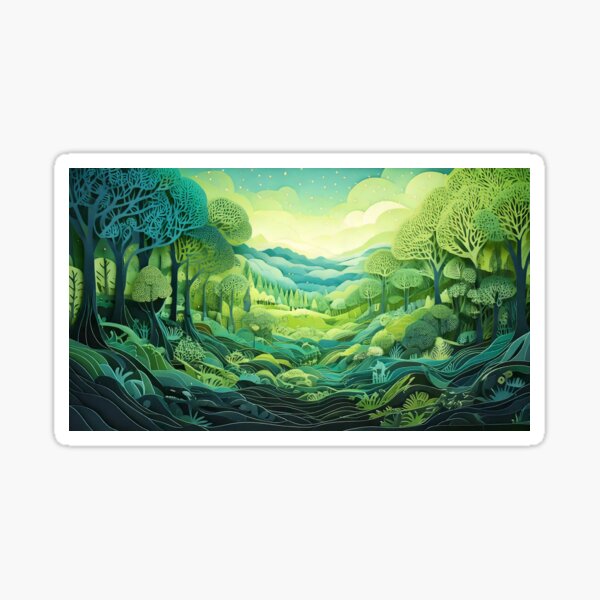 Item preview, Forest | Psychedelic Landscapes | Sublime Nature designed and sold by monkeybusiness.pt.