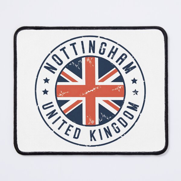 Item preview, Nottingham United Kingdom Vintage Travel Emblem designed and sold by jeshands.