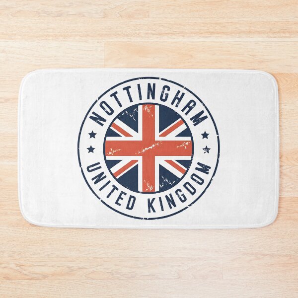Item preview, Nottingham United Kingdom Vintage Travel Emblem designed and sold by jeshands.