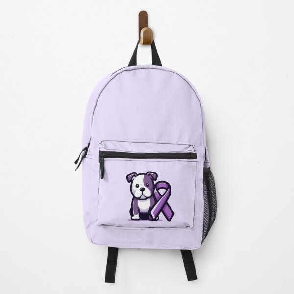 Item preview, Dog With Purple Awareness Ribbon  designed and sold by HealthCoreCommunity.