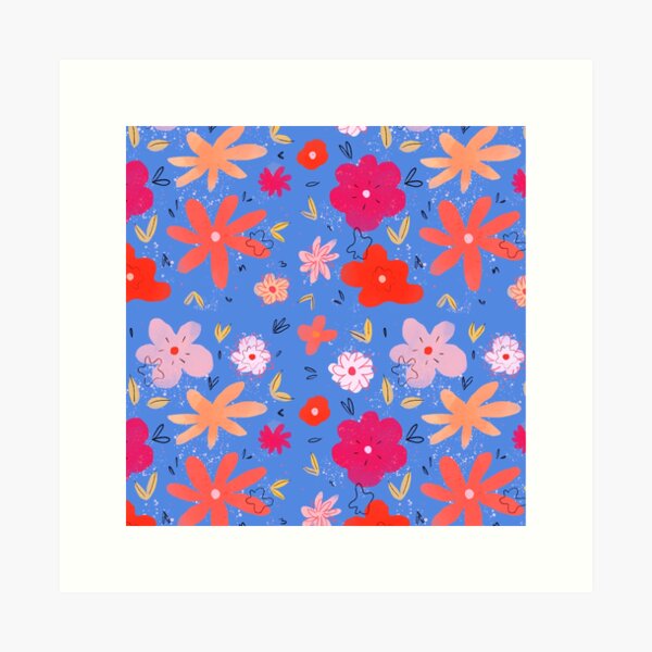 Aperçu de l'œuvre Fleurs griffonnées créée et vendue par RaddyMae.