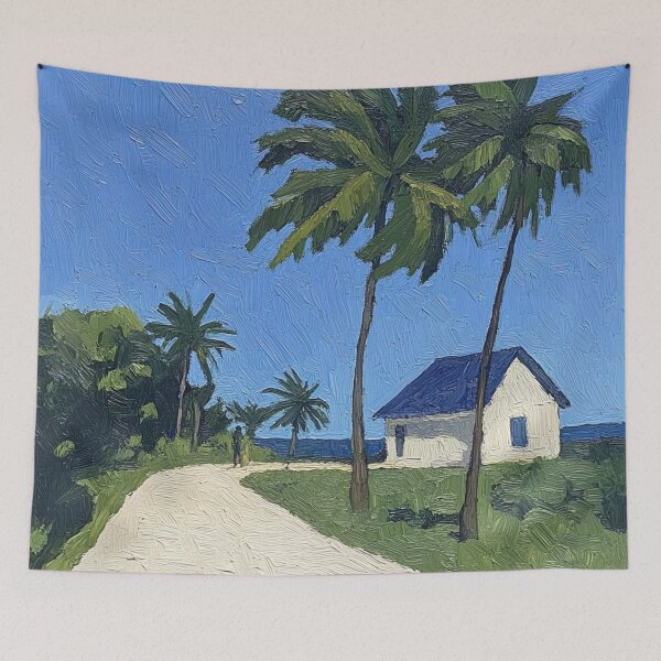 Item preview, Paisaje de Belice | Estilo de pintura postimpresionista designed and sold by ComicsFactory.