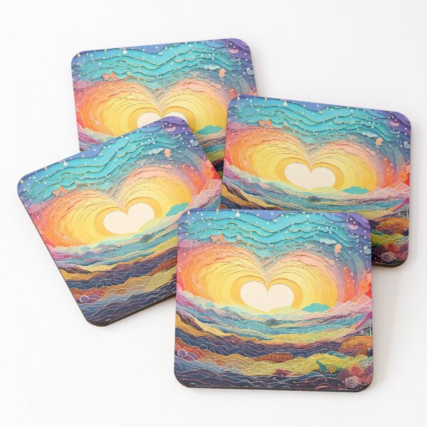 Item preview, Rainbow Love | Psychedelic Landscapes | Sublime Nature designed and sold by monkeybusiness.pt.