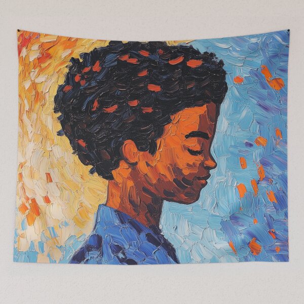 Item preview, bell hooks | Post-impressionist painting style designed and sold by ComicsFactory.