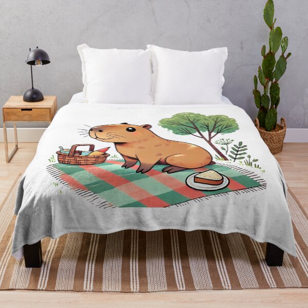 Item preview, Capybara Picnic: Sunny Day in the Park designed and sold by Polarisofficial.