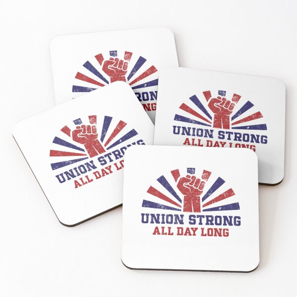Item preview, Union Strong All Day Long – Power to the Workers  designed and sold by The Junto Shop.