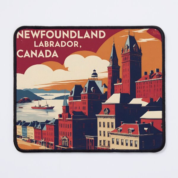 Item preview, Newfoundland and Labrador Canada 1950s Vintage Travel Tourism designed and sold by TravelersGems.
