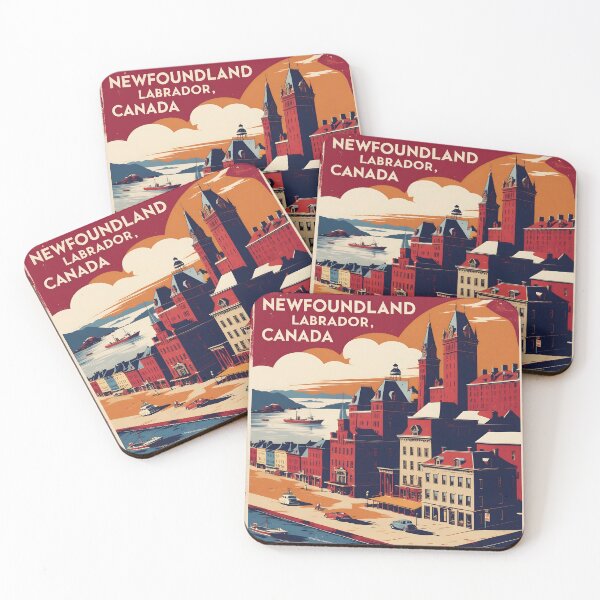 Item preview, Newfoundland and Labrador Canada 1950s Vintage Travel Tourism designed and sold by TravelersGems.