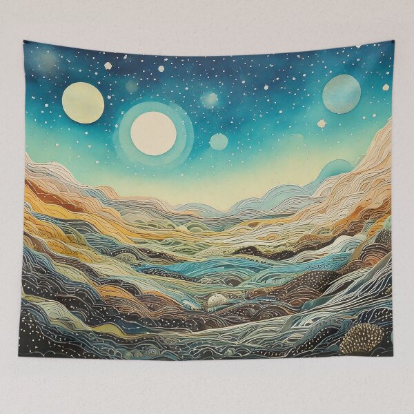 Item preview, Planets | Psychedelic Landscapes | Sublime Nature designed and sold by monkeybusiness.pt.