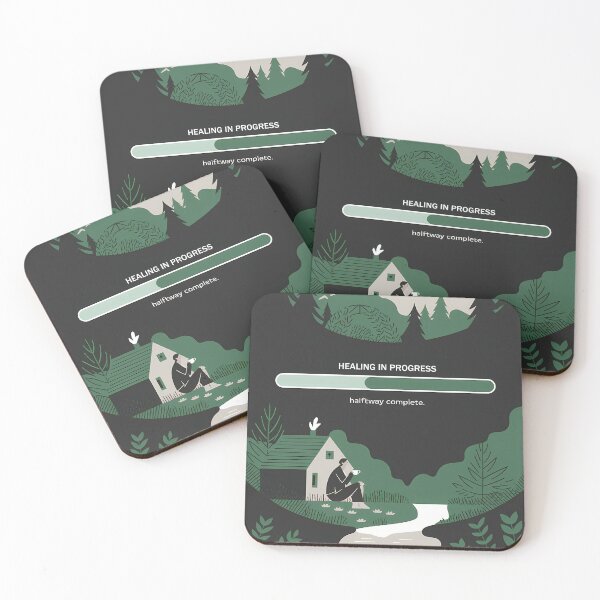 Item preview, Healing Progress – Finding Peace in Nature designed and sold by ViviNyks.