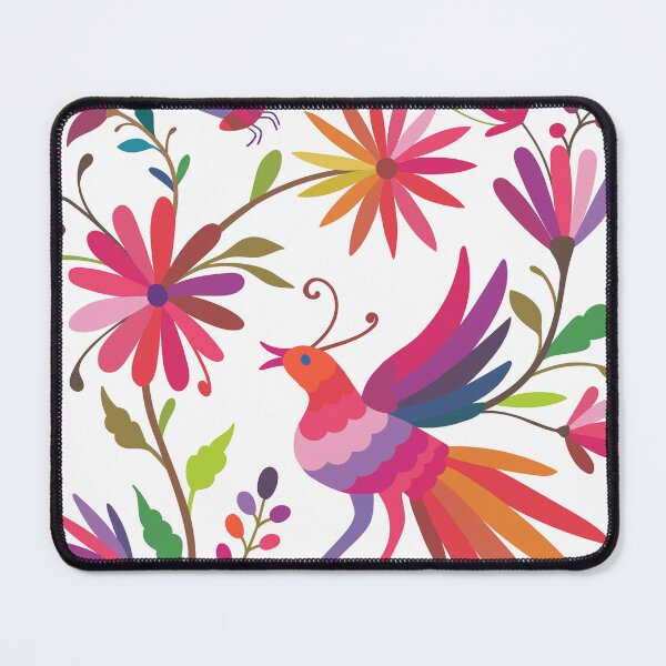 Item preview, bright hand drawn bird ornament designed and sold by InshynaArt.