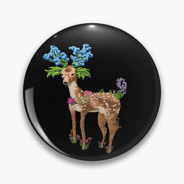 Item preview, Flowering deer designed and sold by BobobDesign.