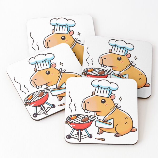 Item preview, Capibara Chef: Outdoor Barbecue designed and sold by Polarisofficial.