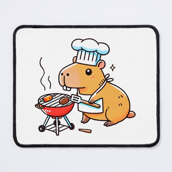 Item preview, Capibara Chef: Outdoor Barbecue designed and sold by Polarisofficial.