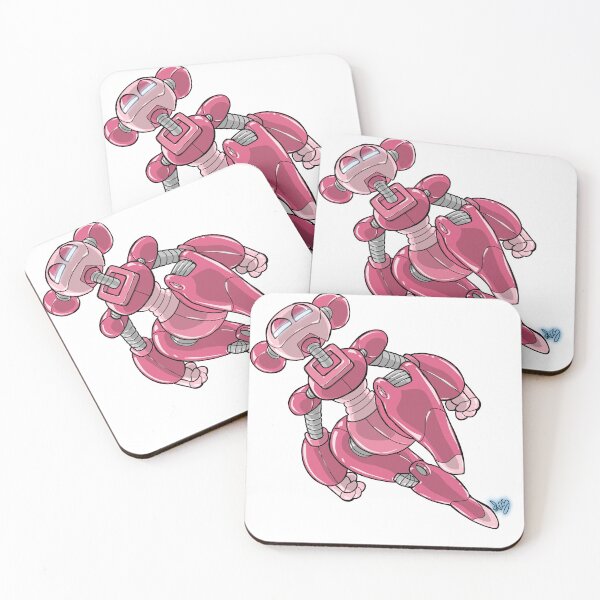 Item preview, Robot anime girl pink designed and sold by Pittstop.