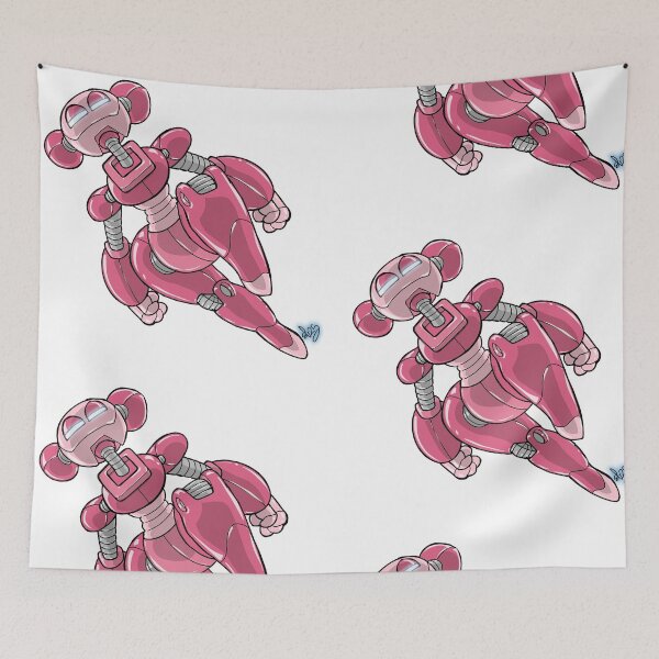 Item preview, Robot anime girl pink designed and sold by Pittstop.