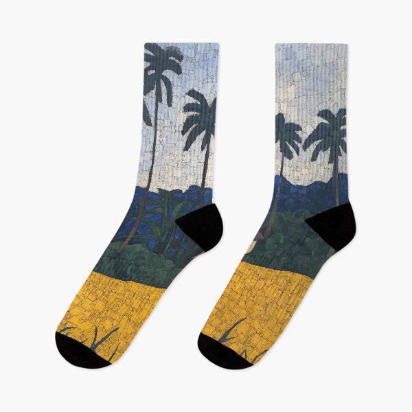 Item preview, Benin landscape | Post-impressionist painting style designed and sold by ComicsFactory.
