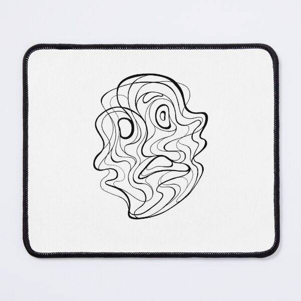 Item preview, Line Art Face Absent-mindedness designed and sold by Alesa-Aleks.
